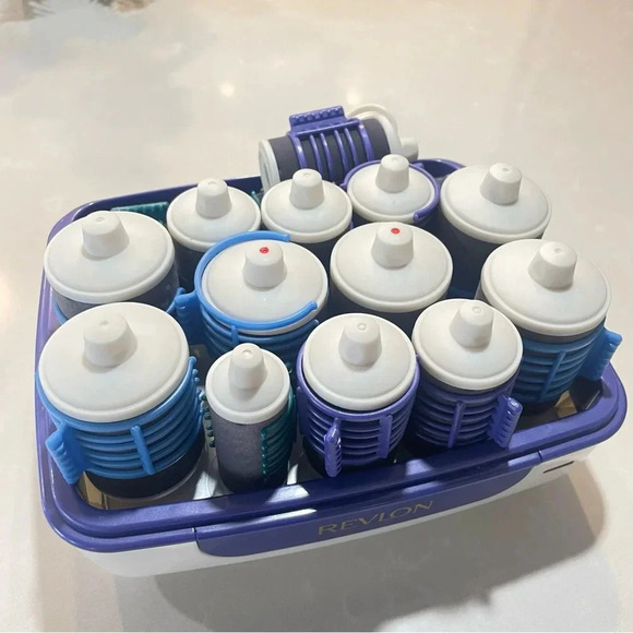 REVLON HOT ROLLERS  BOX SET LONG LASTING PROTECTIVE CURLS - Picture 8 of 10